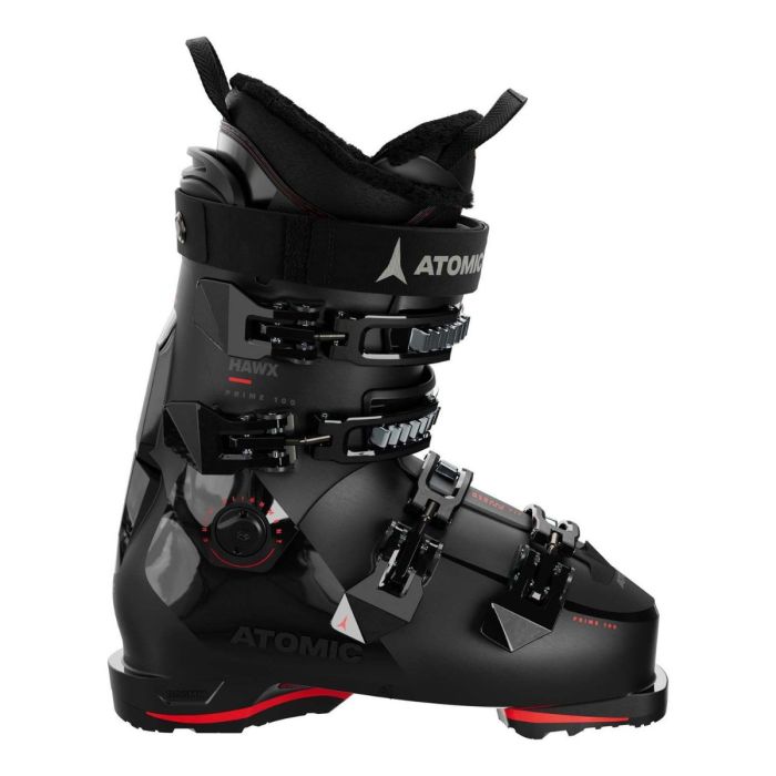 Atomic Hawk Prime 100 GW – Vista frontal de la bota de esquí con detalles de diseño