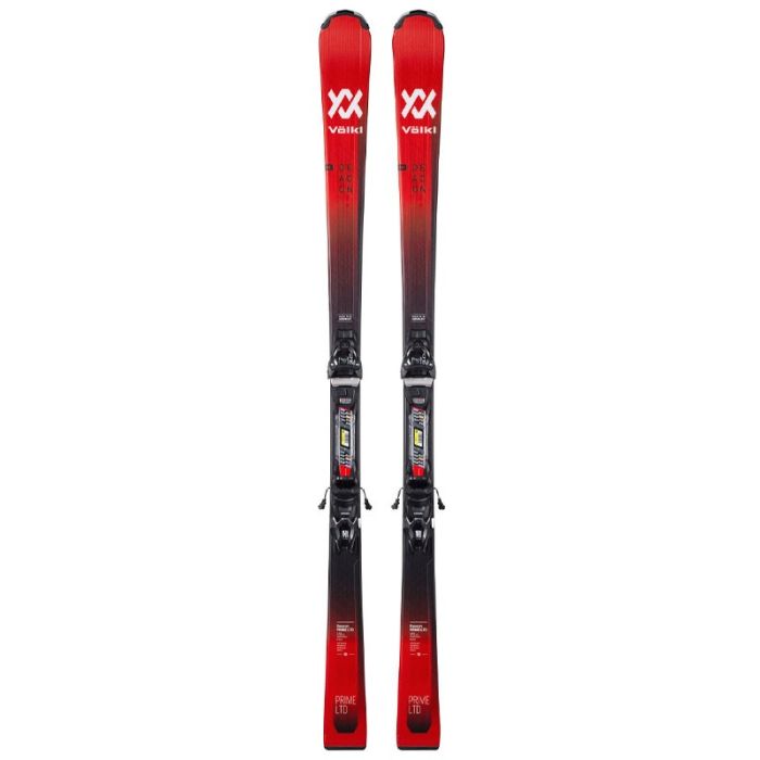 Völkl Deacon Prime LTD 2022 visto lateral, diseño all-mountain y detalle de la madera