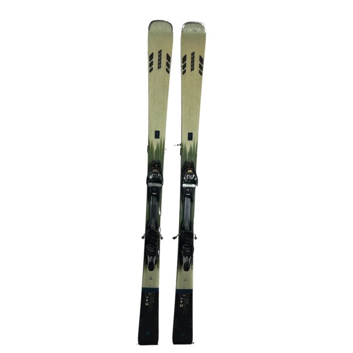 Esquíes K2 Disruption 78 Ti con fijaciones montadas, listos para esquiar