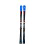 Esquíes Dynastar Speed Course Master GS Konect con fijaciones montadas, vista frontal.