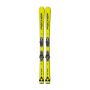 Esquíes Fischer RC4 Speed 2024, vista frontal con fijaciones y diseño elegante.