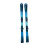 Esquíes Elan Element W Blue con fijaciones montadas, vista frontal.