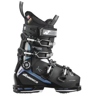 Botas de esquí Nordica Speedmachine 3 95 GW para mujer, vista lateral con detalles.