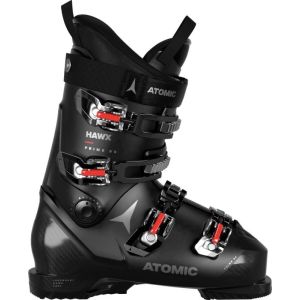 Botas de esquí Atomic Hawk Prime 90 negras y rojas, vista lateral