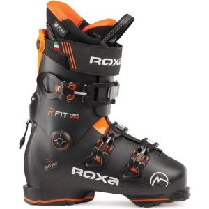 Bota de esquí Roxa R-Fit Hike 90 RTL con diseño naranja y negro.